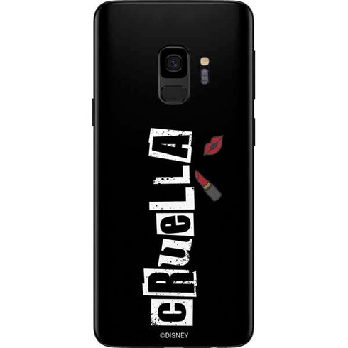 Disney Cruella (2021) Logo and Lipstick Galaxy S9 Skin